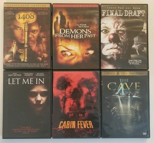 Horror Classic Dvd Lot Of 6 Movies 1408 Let Me In Cabin Fever