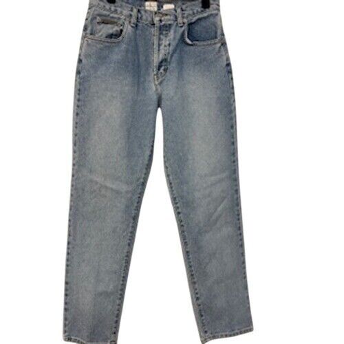 Calvin Klein Mom Jeans High Rise Vintage Denim Jeans Light Wash Size 9 28x29