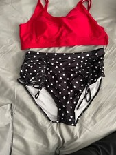 Plus Size Women  s 2 Piece Bathing Suit with Tummy Control