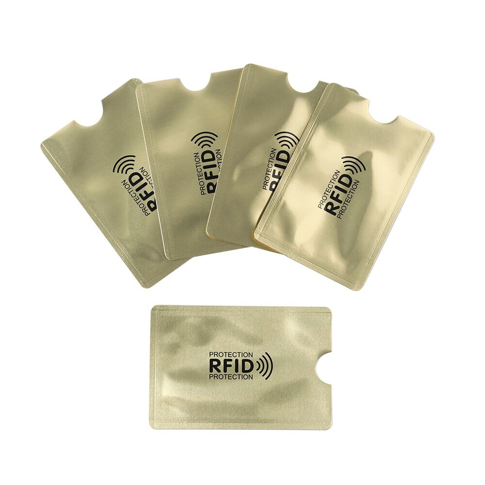 RFID Blocking Credit Card Protector Sleeve Wallet Contactless Debit