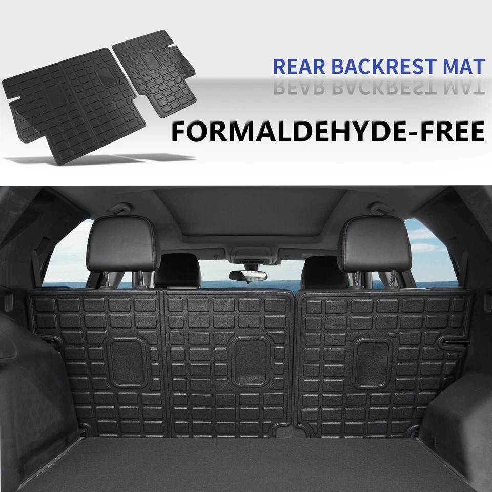 For 2018-2024 Chevrolet Equinox GMC Terrain Floor Mats Cargo Mats Trunk Liners - Image 2 of 4