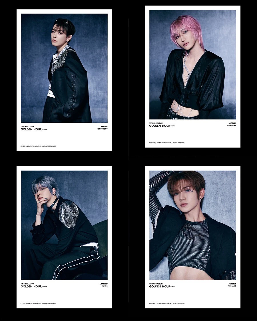 ATEEZ GOLDEN HOUR : PART.2 Album 3 Ver SET/3CD+3 Photo Book+15