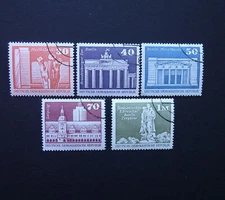 EAST GERMANY DDR 1973 Stamp Scott # 1435,1437, 1438, 1740, 1442