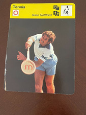1978 Sportscaster Card #27-12 - Brian Gottfried- Tennis - MT