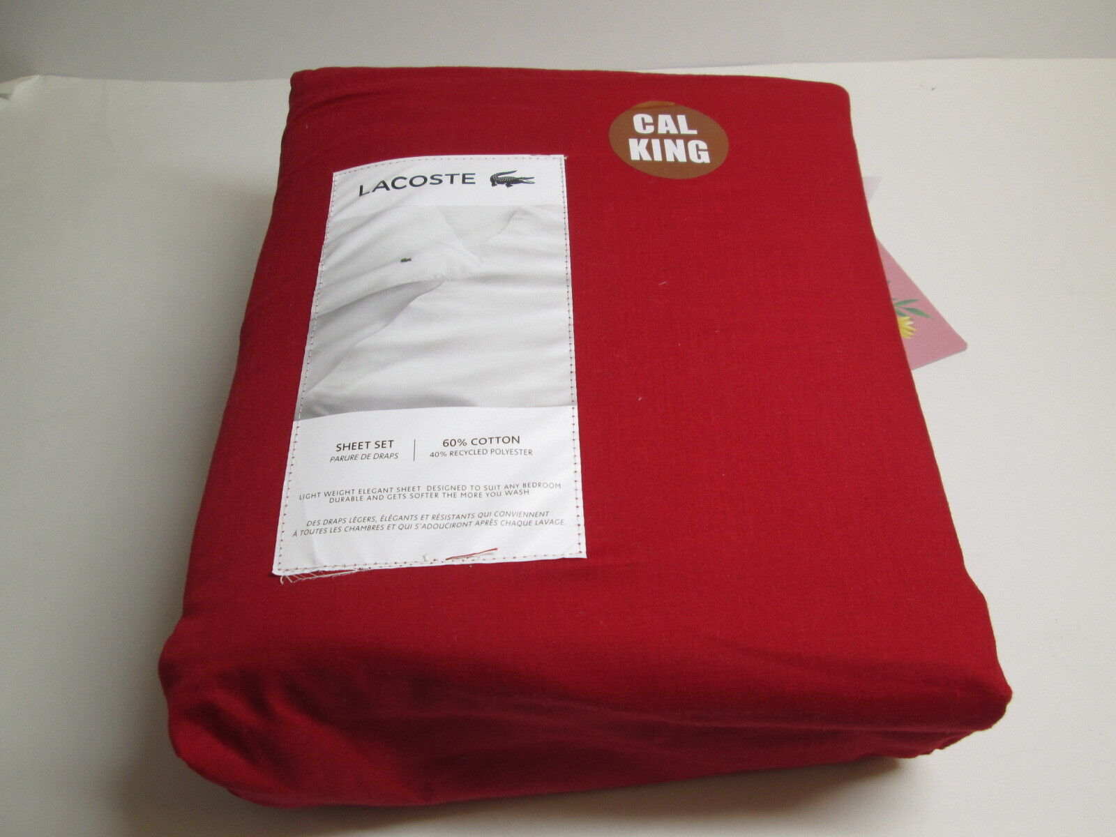 NEW Light Weight Elegant King Sheet Set ~ Red Chili Pepper New | eBay