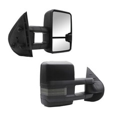 Pair Tow Mirrors Fits 2007-2014 Chevy Silverado Gmc Sierra 25003500 Manual Fold Pair Tow Mirrors Fits 2007-2014 Chevy Silverado Gmc Sierra 25003500 Manual Fold
