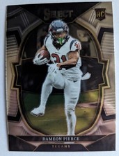 Dameon Pierce Rookie 2022 Panini Select Football Concourse Houston Texans