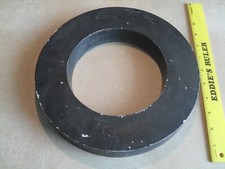 10 Inches Tall Solid Cast Aluminum Metal Letter "O" Industrial Alphabet Sign