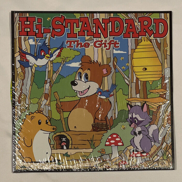 Hi-Standard- The Gift Yellow w/ Cyan Splatter Vinyl LP Fat Hi-Standard- The Gift Yellow w/ Cyan Splatter Vinyl LP Fat