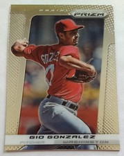 GIO GONZALEZ, 2013 PANINI PRIZM #1, NATIONALS