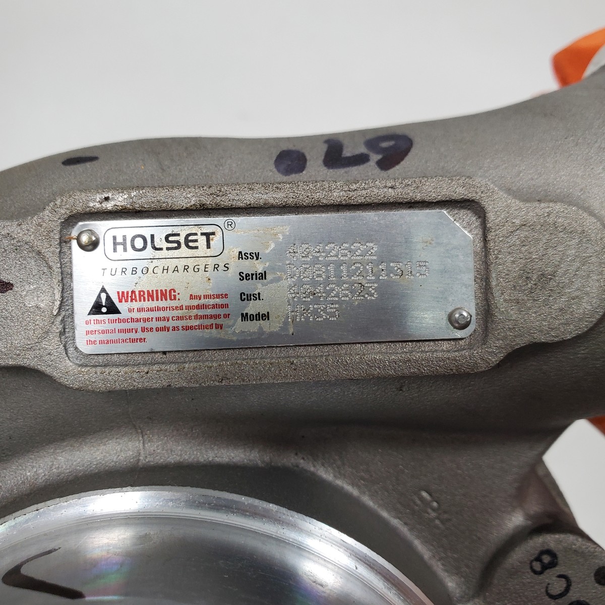 Holset HX35 Turbocharger fits Cummins 6BTA Automotive Engine