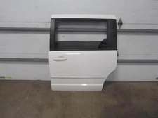 08-13 DODGE CARAVAN Left Rear Driver Manual Door Stone White Clear Coat PW1 QW1