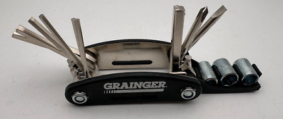 Grainger USA Multitool Schlitz Phillips Torx Innensechskant Inbus Nüsse Fahrrad
