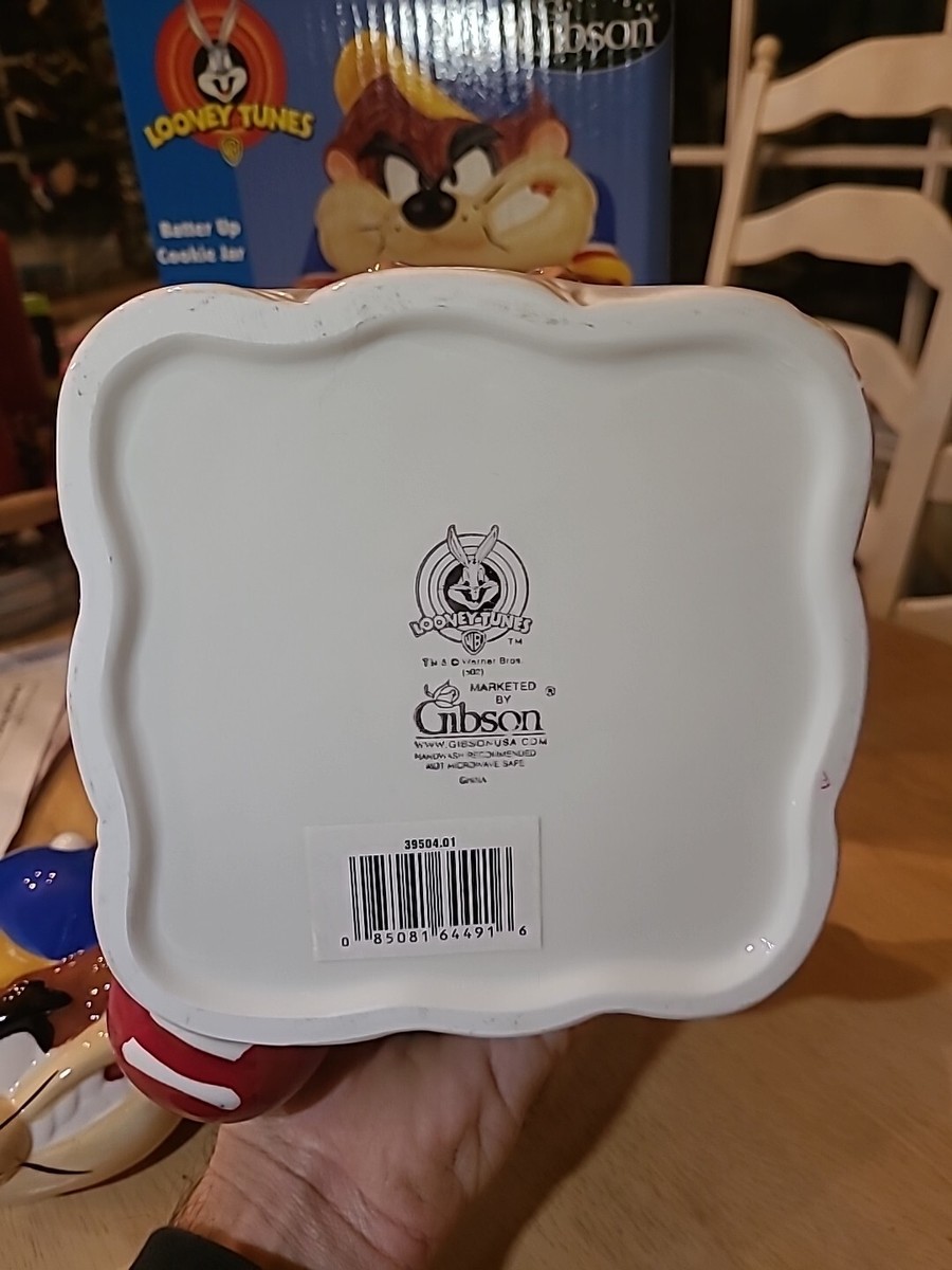 Gibson Warner Bros Looney Tunes Tazmanian Devil Baseball Ceramic