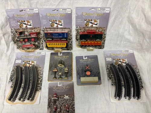 Vintage Windsor Heights -Cobblestone Corners Train Set with Tracks New