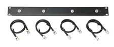 Front Mount Antenna Rack Kit BNC to BNC compatible w/ Shure Wireless 4 Cables