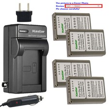 Kastar Battery AC Travel Charger for Olympus BLN-1 BLN1 Battery BCN-1 Charger