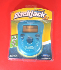 Mattel 2006 Radica Pocket Blackjack 21 Electronic Casino Handheld Travel Game