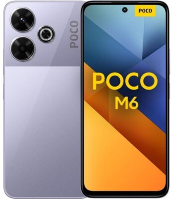 Xiaomi Poco M6 256GB/8GB RAM Smartphone Violett 4G Dual-SIM Android 5000mAh NEU