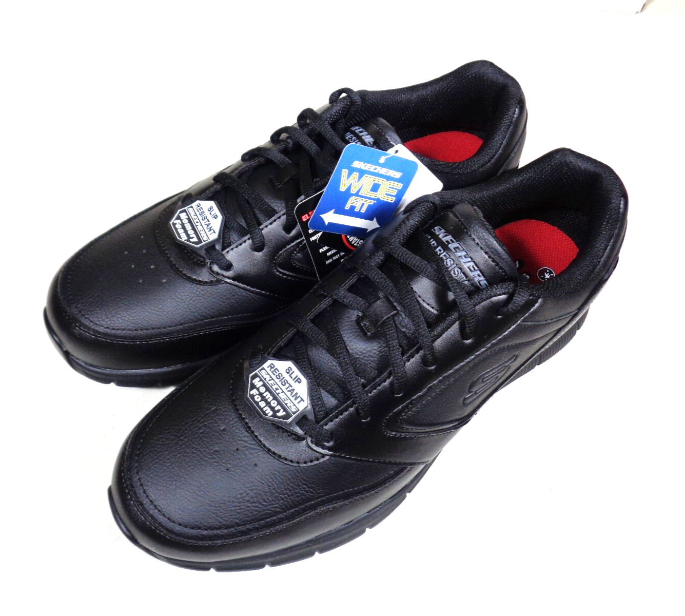 skechers wide fit air cooled memory foam mens