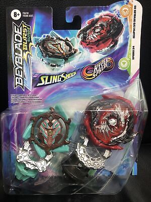  Beyblade Burst Surge Dual Collection Pack Hypersphere Eclipse  Evo Devolos D5 y Slingshock Sphinx S4-2 Spinning Tops, juguetes de juego de  batalla : Juguetes y Juegos