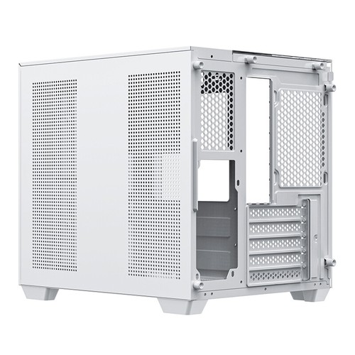 270 Degree Transparent Computer Case Desktop PC Tower For M-ATX/ITX Motherbo-qe - Afbeelding 5 van 14