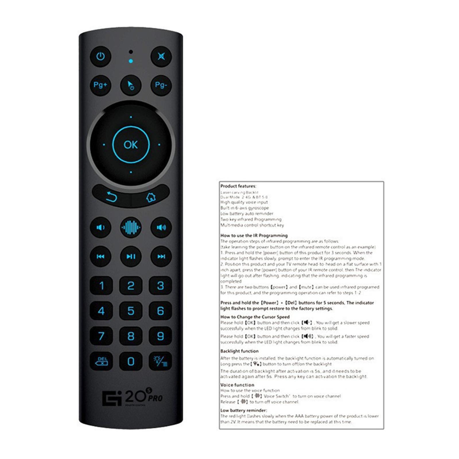 G20S PRO BT Remote Control Voice function For Android TV Box/Stick/IPTV Web TV