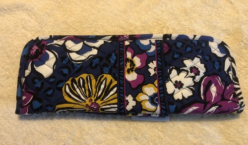 Vera Bradley Curling & Flat Iron Cover Pocket Retired Pattern African Violet NWT - Picture 3 of 4