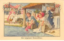 Illustrators - No. 82592 - P. Ebner - The Joyful Laundresses