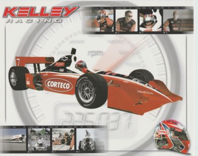 2002 Al Unser, Jr. Corteco Chevy Dallara Indy Car Hero Card