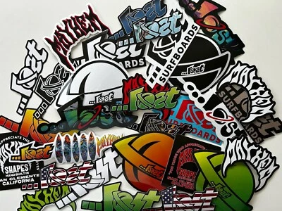 MAYHEM SURFBOARDS MAYHEM STICKER Lot LOST SURFBOARDS Stickers 20 Lot Florence Volcom Rip Curl