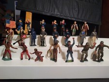 Vintage 1950's-60's 22 Marx Warriors of the World Figures NO CARDS/NO BOXES EX 