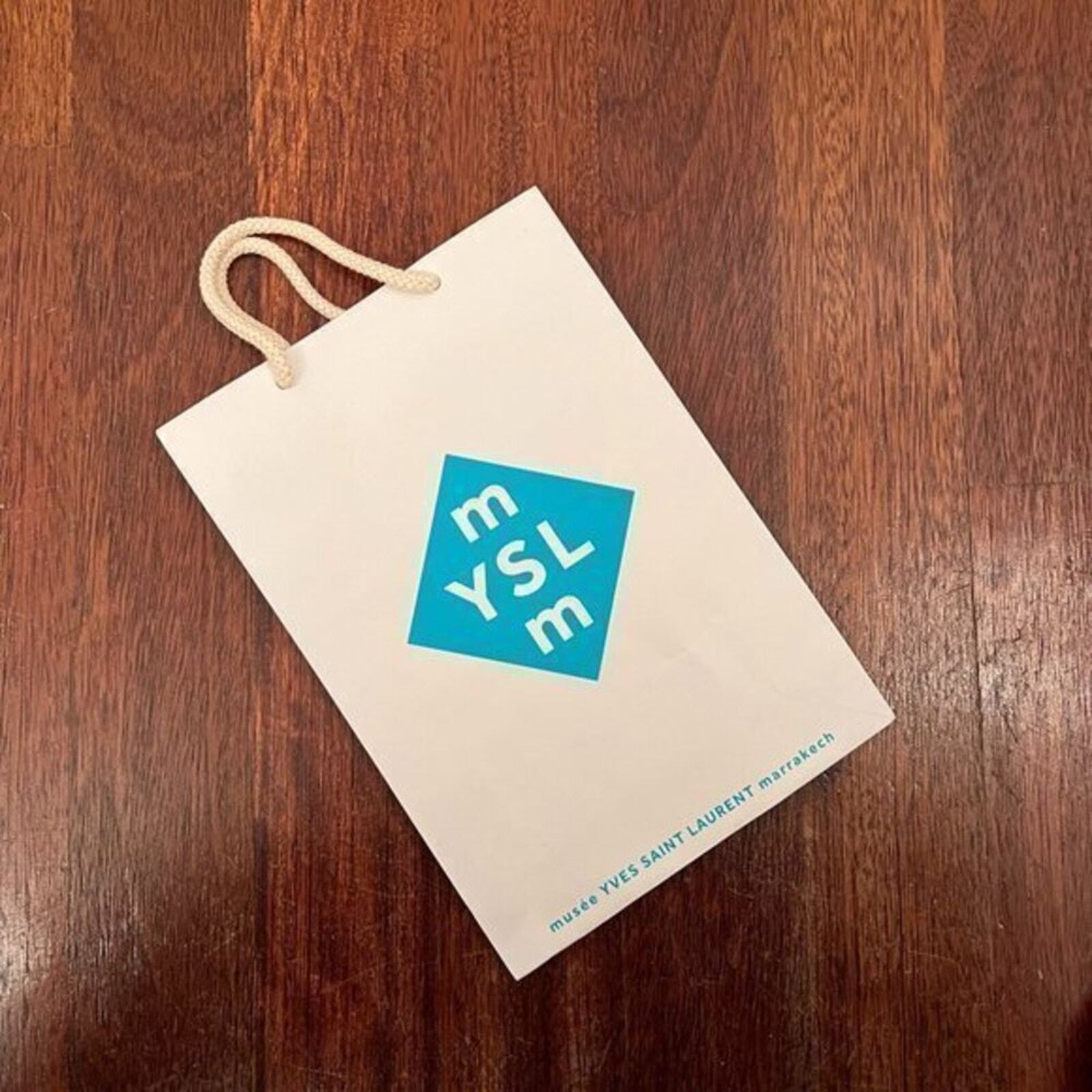 SAINT LAURENT Borsa shopping YSL Mus Marrakech Mu