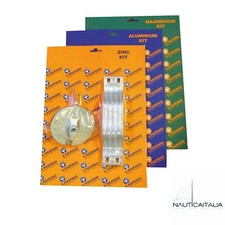 KIT SET ANODI IN ALLUMINIO PER MOTORE FUORIBORDO YAMAHA 200-250 HP - BARRA PINNA