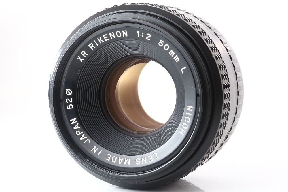 Ricoh XR Rikenon L 50mm F/2 MF Tomioka Lens for Pentax K Mount