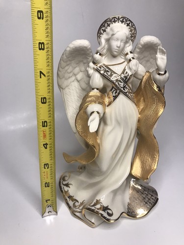 Lenox First Blessing Nativity Angel of Peace Porcelain Christmas Figurine 9” 24K - Picture 12 of 12