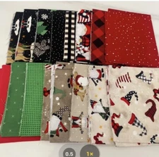My Girlfriend's Quilt Shop Christmas Club Cutie Squares F8 16 Pack Gnome-Antics