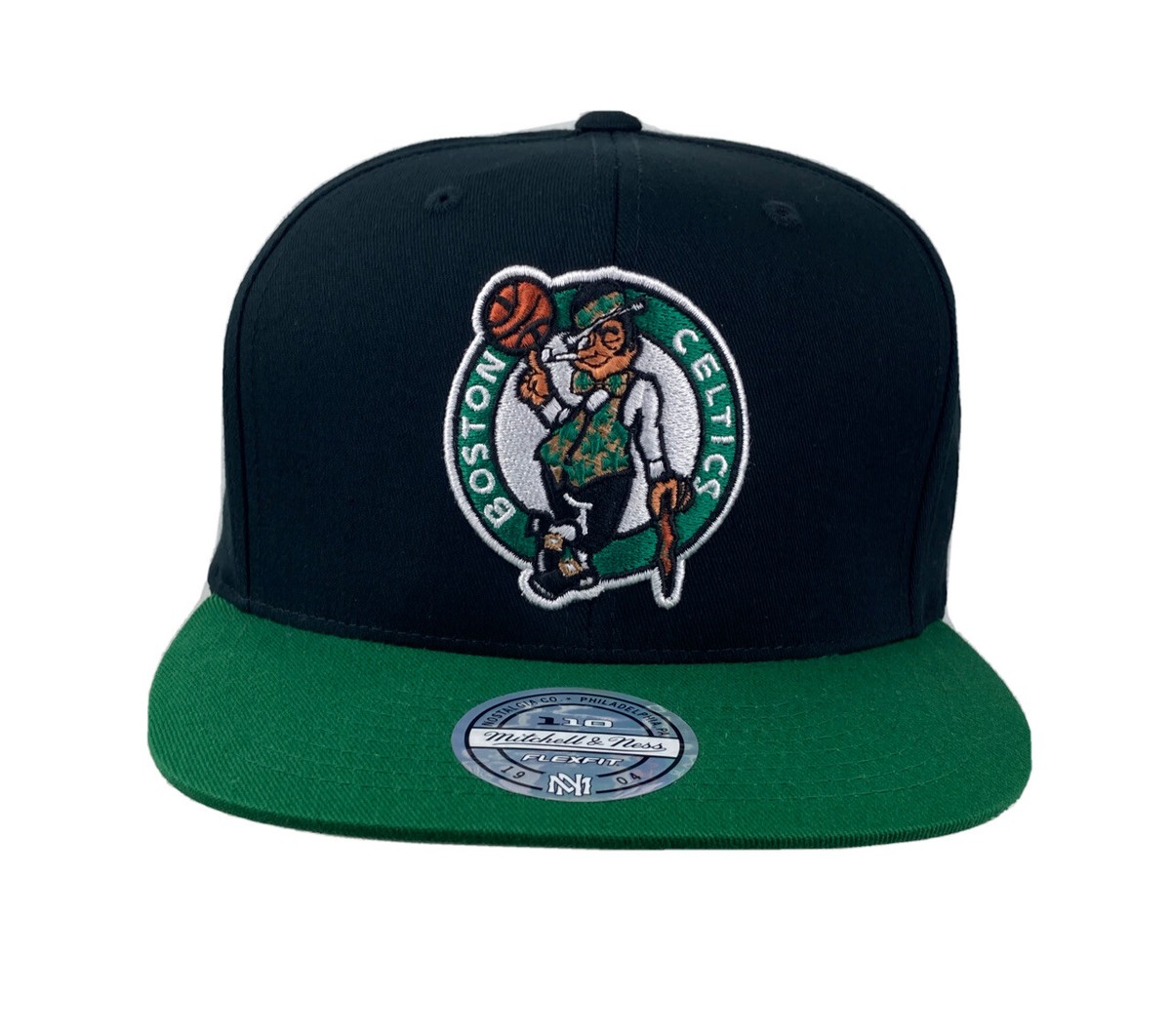 New Era Boston Celtics Black Throwback Edition 9FIFTY A Frame Snapback Hat