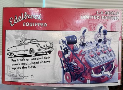 RARE GMP Edelbrock Equipment Ford Flathead Engine 1:6 Scale Diecast NIB Mint