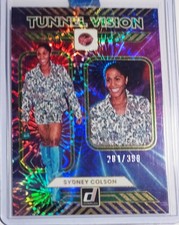 Sydney Colson 2025 Panini Donruss WNBA Tunnel Vision Green Fireworks /399 #11