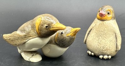 Harmony Kingdom Fragile World Penguin Lot Figurine