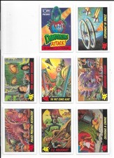 1988 TOPPS DINOSAURS ATTACK 55 ZESTAW KART PLUS 11 NAKLEJEK 9 STRON KIESZONKOWYCH