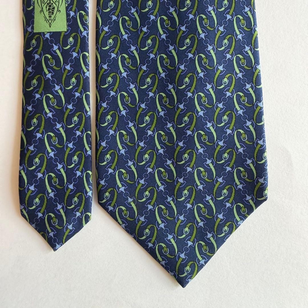 Gucci Necktie Tie 100% Silk Multicolor All-over Pattern 3.7 inches From Japan thumbnail 13