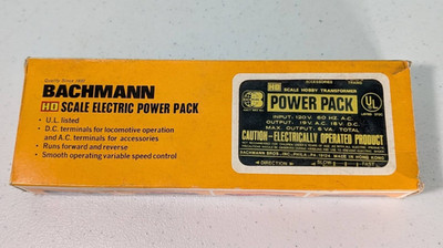 Bachmann HO Scale Electric Power Pak Original Box Item # 6610 Vintage