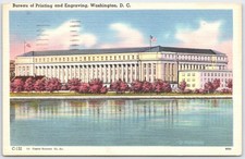 Vintage 1955 Bureau of Printing & Engraving Washington DC Postcard