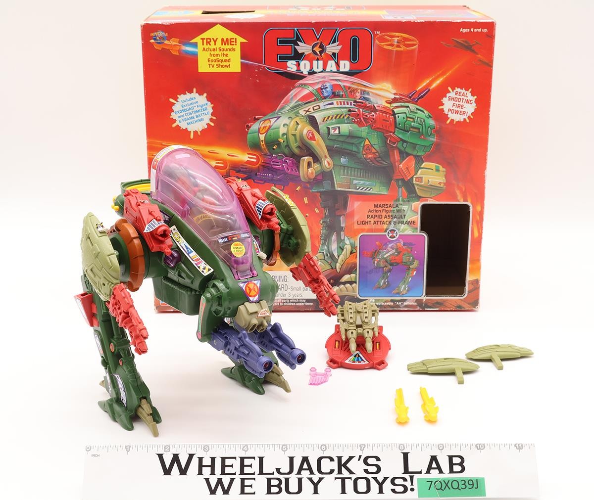 Exo Squad MARSALA E-FRAME フィギュア 海外版 Marsala W/Rapid Fire Assault Attack E-Frame Exo Squad 1994