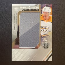 2021-22 UD - SP Game Used - Banner Year Relics Mikael Granlund BYSC-MG