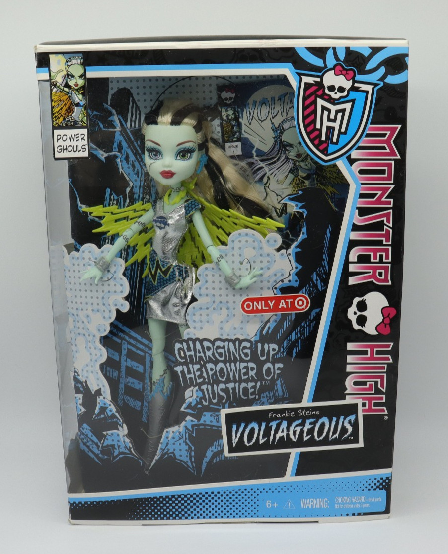 2013 Monster High Voltageous Frankie Stein Target NIB very slight corner dings