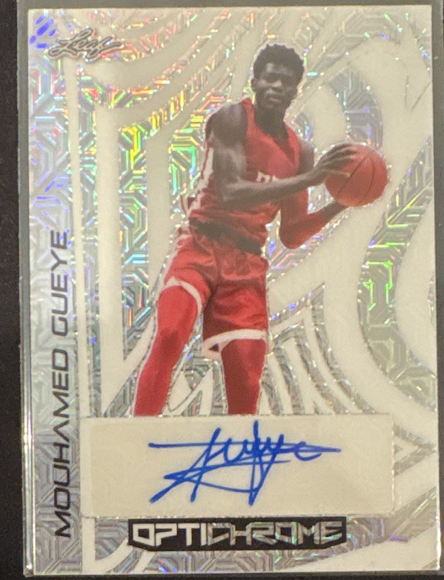 Leaf 2023 Optichrome Basketball Mouhamed Gueye Auto 1/1 #BA-MG2