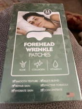 Forehead Wrinkle Patches 12pcs Smooth Fine Lines & Wrinkles, Anti-Wrinkle NEW